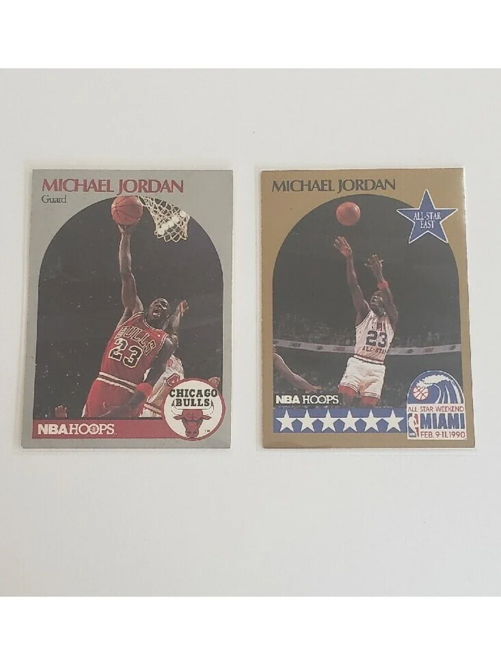 Michael Jordan Cards Trading Lot NBA 1990, 1991 MVP All-Star Chicago Bulls